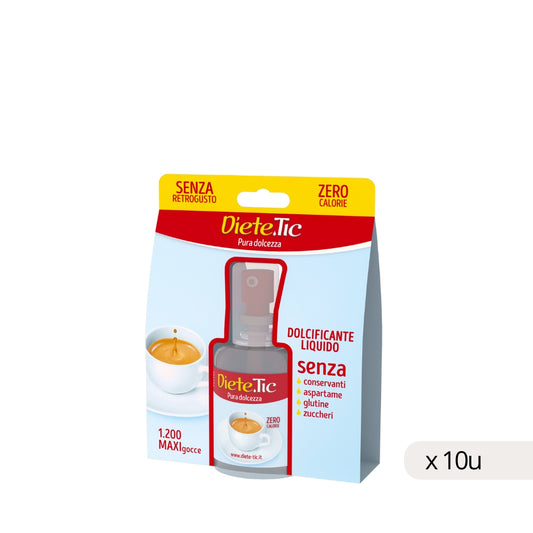 Édulcorant liquide Diete.Tic 100 ml, boîte de 10 unités