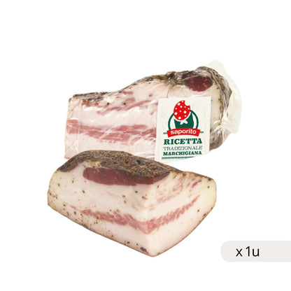 Guanciale italiano a cubetti da 250 a 700 g