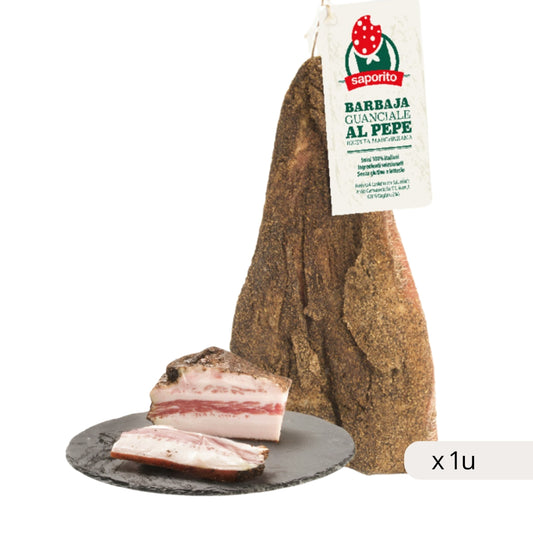 Guanciale italiano entero Antica Gastronomia papada cerdo Lazio