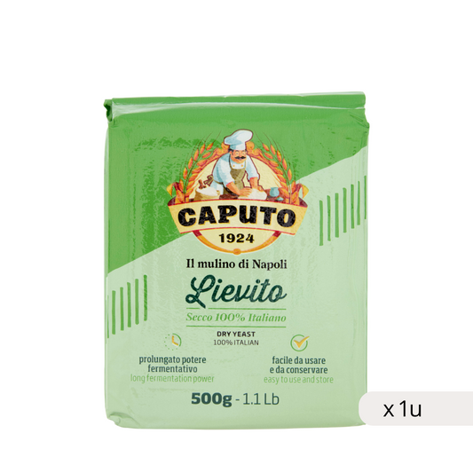 Lievito secco Caputo 500g 100% italiano attivo per pizza