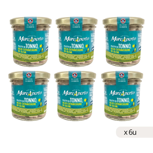 Filetes de Atún en Aceite de Oliva Virgen Extra 150g
