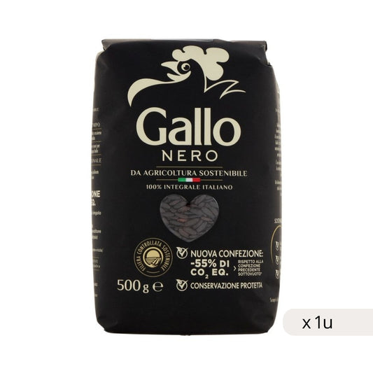 Riz Noir Complet Gallo Nero 500g, boîte 1