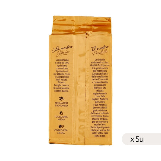 Caffè macinato oro 100% Arabica 250g