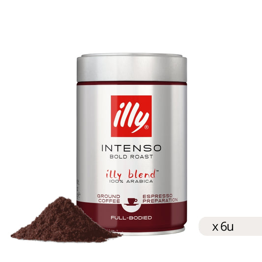 Café Espresso 100% Arábica Illy 250g, caja 6 uds
