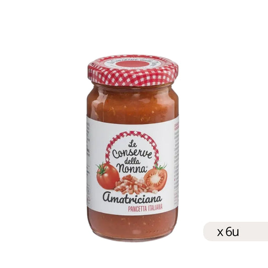 Salsa Amatriciana Della Nonna 190g, confezione da 6 pezzi