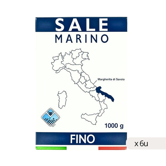 Sal Marina Fina Piazzolla 1kg, caja 6 uds