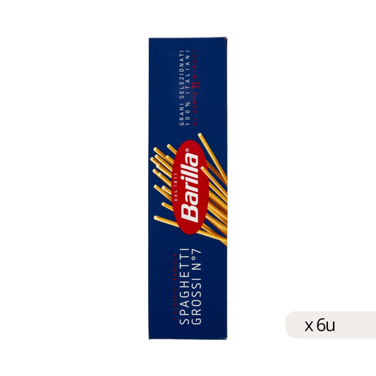 Spaghetti Grossi Nº7 Barilla 500g, caja 6 uds