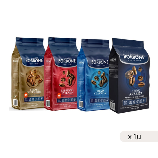 Pack Café Granos Borbone 4kg, 4 Mezclas Italianas