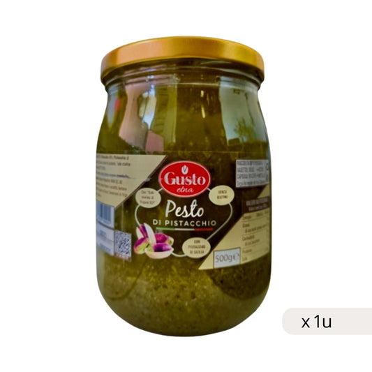 Pesto SIN Gluten de Pistacho Siciliano 500g