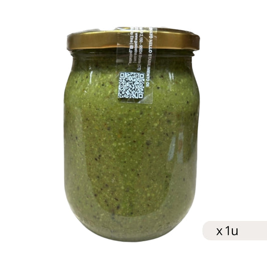 Pesto SIN Gluten de Pistacho Siciliano 500g