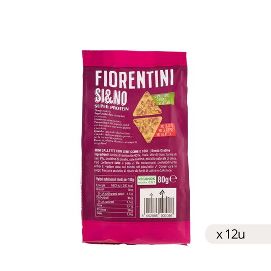 Snack sem glúten Triângulo de vegetais Super Proteína 80g