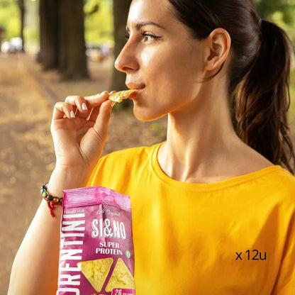 Snack sem glúten Triângulo de vegetais Super Proteína 80g