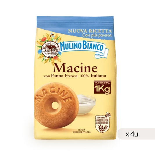 Galleta Macine Mulino Bianco 350g, caja 4 uds