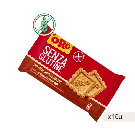 Galleta Sarraceno Sin Gluten Saiwa 240g, caja 10
