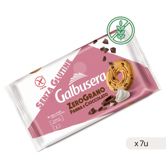 Nata et Choco Sans Gluten Galbusera 220g, boîte de 7