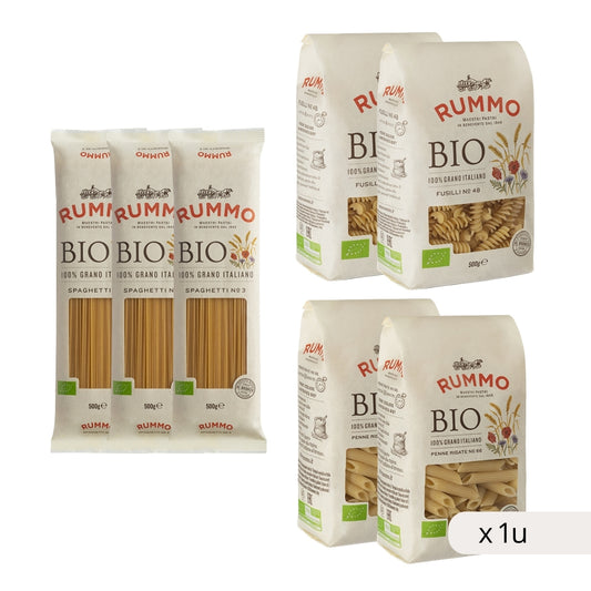 Pack Pasta BIO Rummo 3,5kg, 7 uds Multiformato