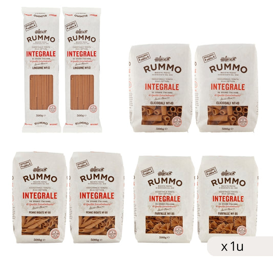 Pack Pasta Integral Rummo 4kg, 8 uds Multiformato
