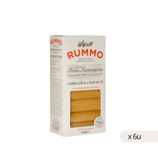 Cannelloni aux œufs n°176 Rummo 250g, boîte de 6