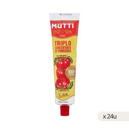 Triplo Concentrato di Pomodoro Mutti 185g, confezione da 24