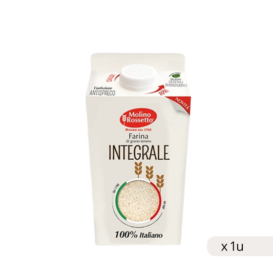Harina Integral Molino Rossetto 750g, Pan Casero