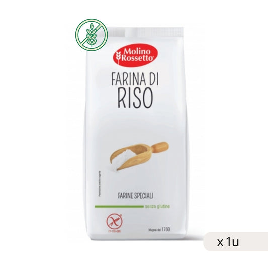Harina Arroz Sin Gluten Molino Rossetto 500g