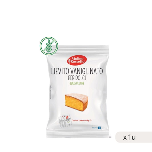 Levadura Vainilla Sin Gluten Molino Rossetto 48g