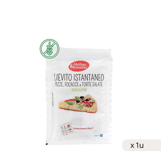 Levadura Sin Gluten Instant Molino Rossetto 48g