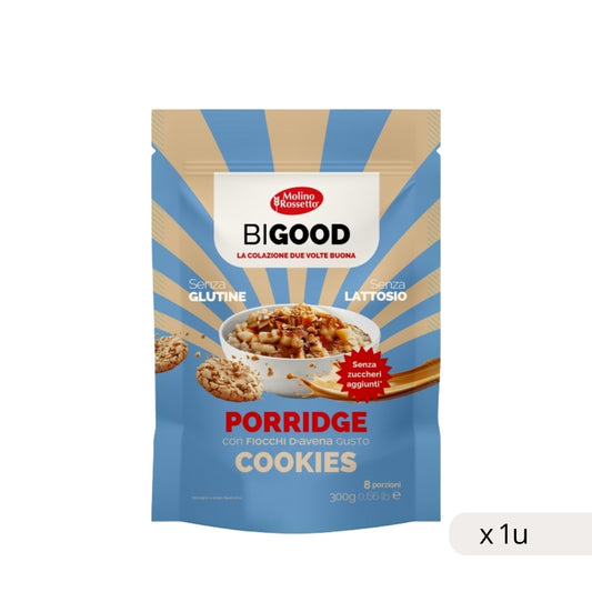 Porridge Cookies Sin Gluten Molino Rossetto 300g