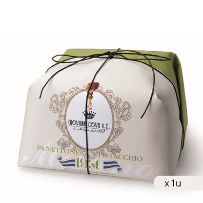 Panettone con Pistacho Verde Bronte DOP