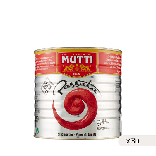 Passata di Pomodoro Mutti 2,5 kg, confezione da 3 pezzi