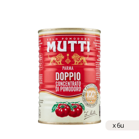 Mutti Doble Concentrado Tomate 440g, caja 6 uds