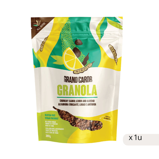 Granola SIN Gluten de Algarroba, Limón y Almendra 300g