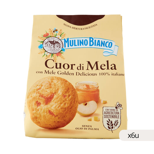 Corazon Manzana Mulino Bianco 300g, caja 6 uds