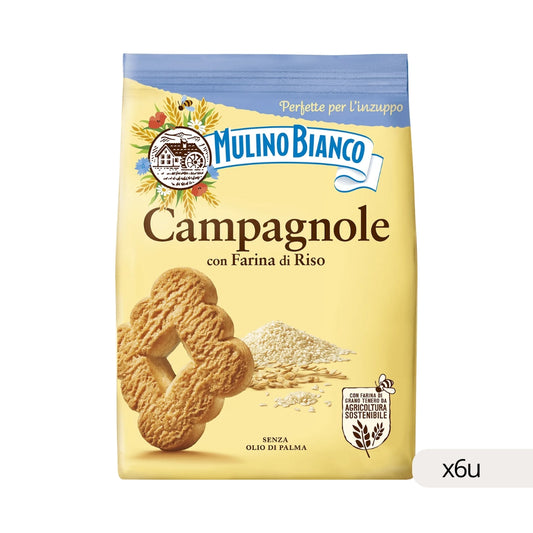 Galletas Campagniole Mulino Bianco 700g, caja 6
