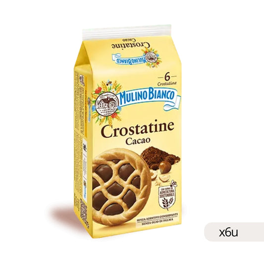 Crostatinas de Cacao con Crema de Avellanas 400g