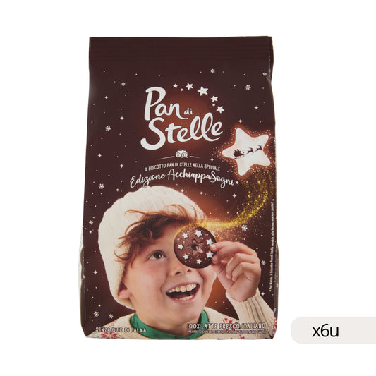 Biscuits Pan di Stelle Mulino Bianco 350g, boîte de 6 unités