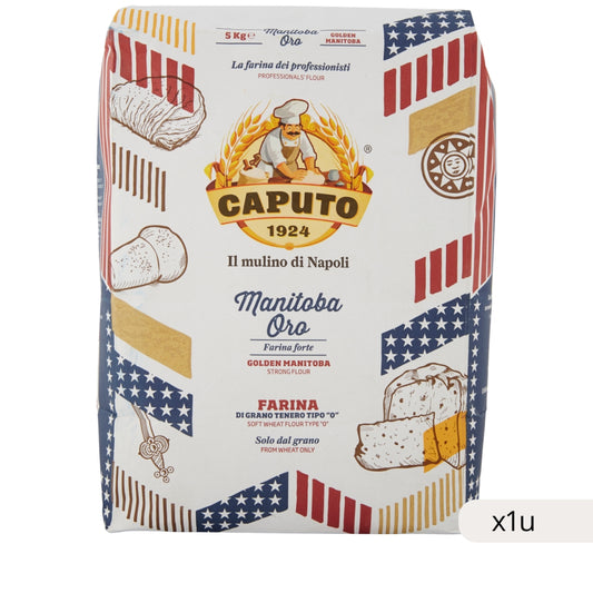 Farina Manitoba Oro Caputo 5kg, Sacco Professionale