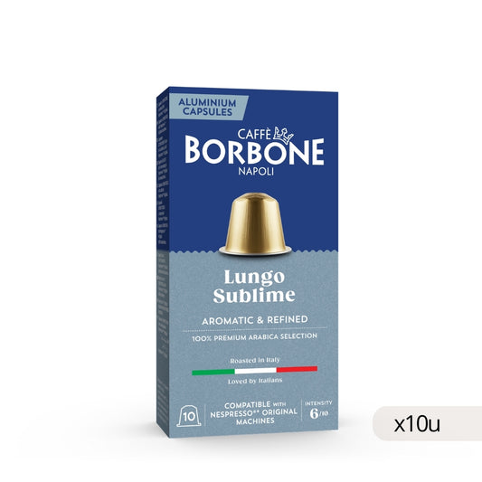 Cápsulas Arábica Nespresso Borbone 50g, caja 10