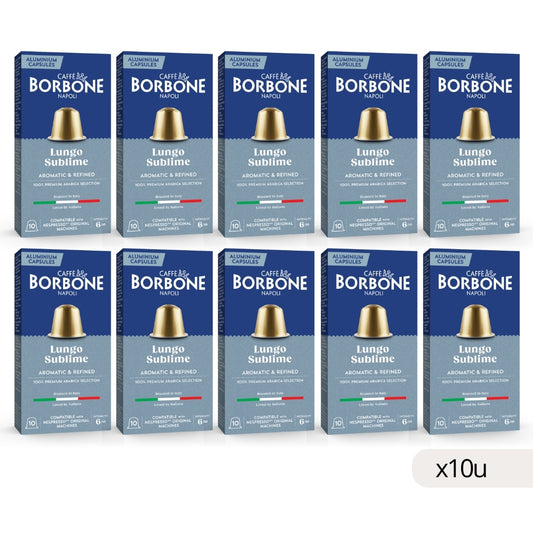 Cápsulas de café 100% Arábica compatíveis com Nespresso, 50g