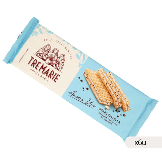 Wafer Stracciatella Tre Marie 140g, caja 6 uds