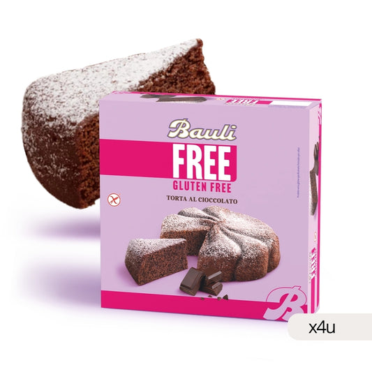 Tarta Sin Gluten Chocolate Bauli 400g, caja 4