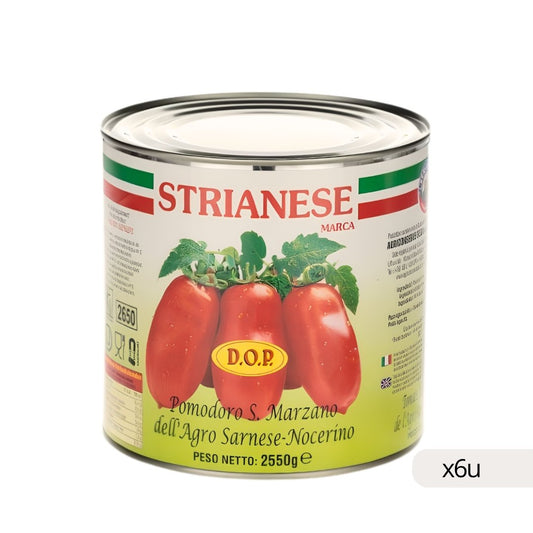 San Marzano DOP Strianese 2,5kg, caja 6 uds
