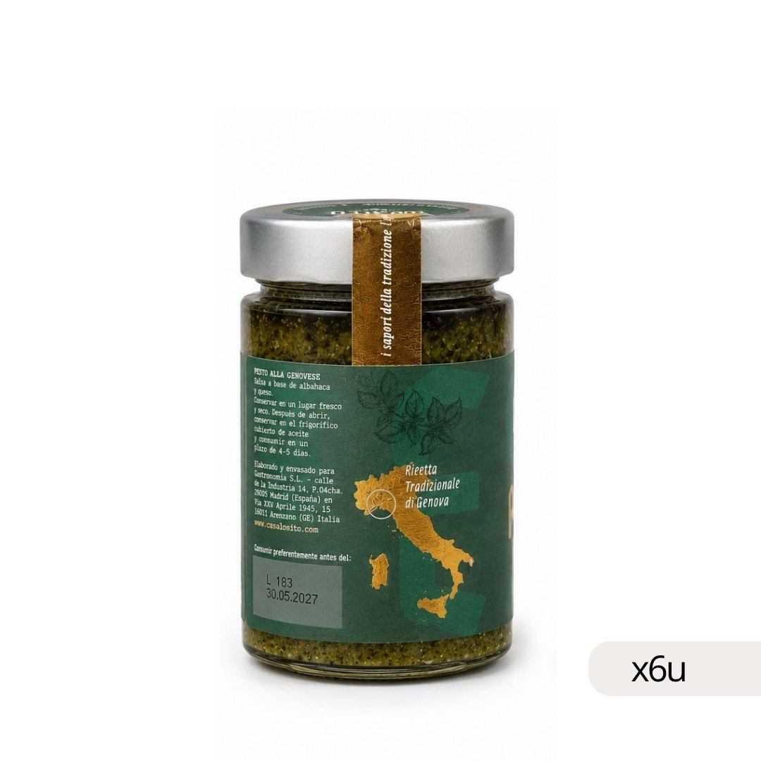 Pesto Genovese Casa Losito 180g, boîte de 6 unités (vue 2)