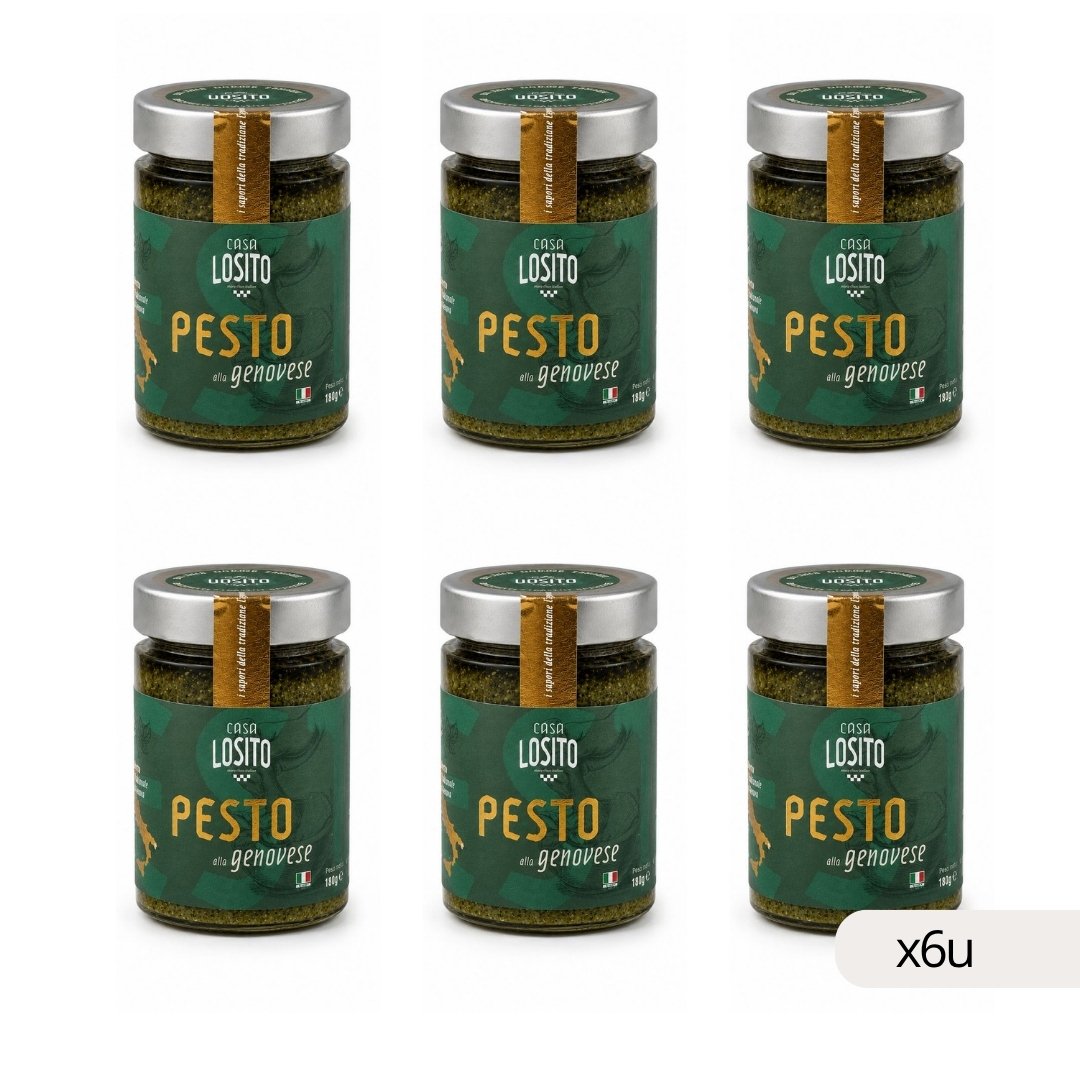 Pesto Genovese Casa Losito 180g, boîte de 6 unités (vue 4)
