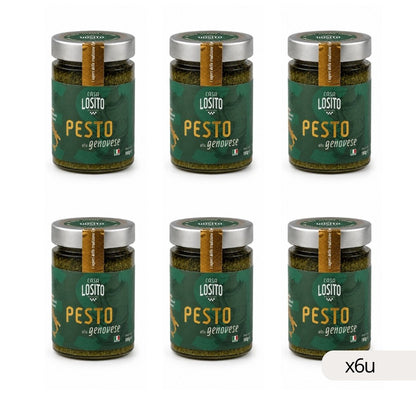 Pesto Genovese Casa Losito 180g, boîte de 6 unités (vue 4)