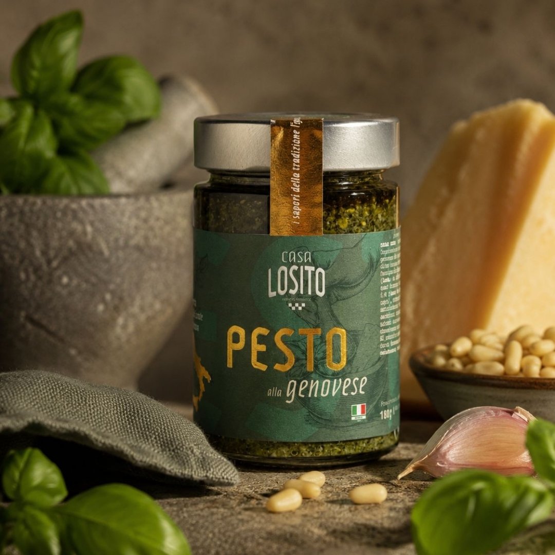 Pesto Genovese Casa Losito 180g, boîte de 6 unités (vue 5)