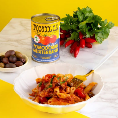 Tomates Cherry en Lata Pomilia 400g