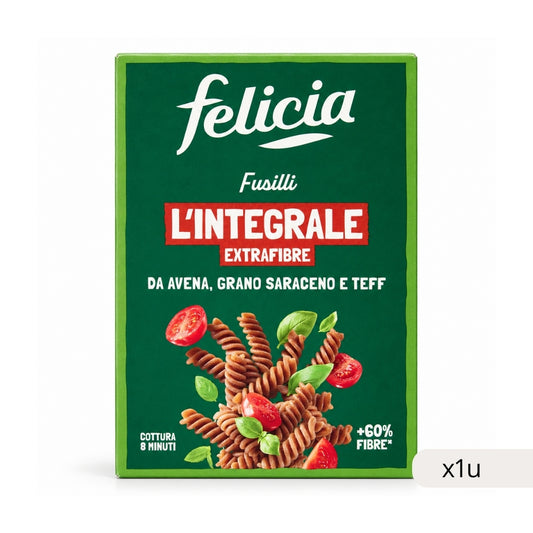 Fusilli sans Gluten Extra Fibres Felicia 340g