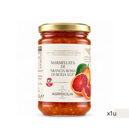 Mermelada de Naranja Roja de Sicilia IGP Agrisicilia 360g