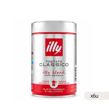 Ground Coffee for Moka Pot Classico 250g Illy